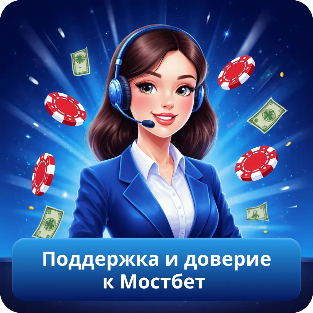 Поддержка и доверие к Мостбет